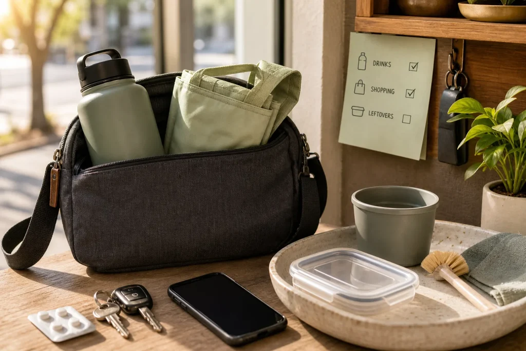 AI-generated editorial illustration for Build a Reusable Everyday Kit That Fits Your Routine